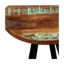 Bar Stools 4 Pcs Solid Reclaimed Wood And Steel