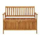 Garden Storage Bench 120 Cm Solid Acacia Wood