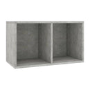Vinyl Storage Box Concrete Grey 71X34X36 Cm Chipboard