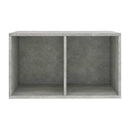 Vinyl Storage Box Concrete Grey 71X34X36 Cm Chipboard