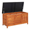 Garden Storage Box 117X50X55 Cm Solid Eucalyptus Wood