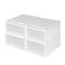 Storage Drawers Set Organiser Box Chest Drawer Plastic Stackable 4 Pcs