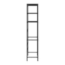 3 Tier Storage Rack Over Toilet Black 53X28X169 Cm