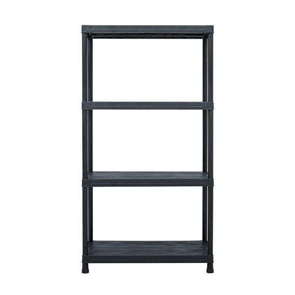 Storage Shelf Rack Black 100 Kg 60X30X138 Cm Plastic
