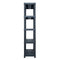 Storage Shelf Rack Black 250 Kg 80X40X180 Cm Plastic