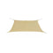 Sunshade Sail Oxford Fabric Rectangular Beige