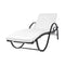 Sun Lounger With Cushion Poly Weather Resistant Pe Rattan