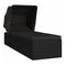 Sun Lounger With Canopy And Cushion Poly Rattan