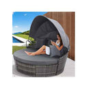 Outdoor Lounge Setting Patio Furniture Sofa Wicker Rattan Cushion