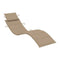 Sun Lounger Cushion Beige 186X58X4 Cm