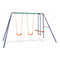 Swing Set With 4 Seats Orange