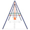 Swing Set With 4 Seats Orange