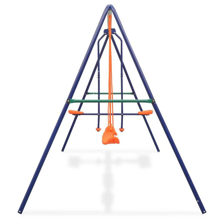 Swing Set With 4 Seats Orange