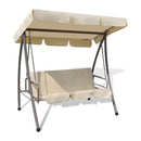 Outdoor Swing Bench With Canopy
