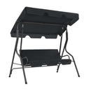 Garden Swing Bench Anthracite 170X110X153 Cm