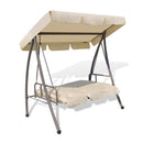 Outdoor Swing Bench With Canopy