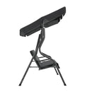 Garden Swing Bench Anthracite 170X110X153 Cm