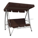 Outdoor Swing Bench With Canopy