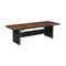 Garden Table 240X90X74 Cm Poly Rattan And Solid Acacia Wood