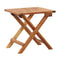 Folding Garden Coffee Table 40X40X40 Cm Solid Acacia Wood
