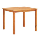 Garden Table Solid Acacia Wood Natural Oil Finish