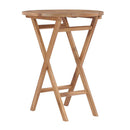 Folding Garden Table 60 Cm Solid Teak Wood