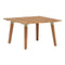 Garden Coffee Table 60X60X36 Cm Acacia Wood