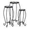 Mosaic Tables 3 Pcs Powder Coated Iron Frame