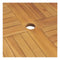Folding Garden Table With Umbrella Hole Solid Teak Wood
