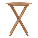 Folding Garden Table 60X60X75 Cm Solid Teak Wood