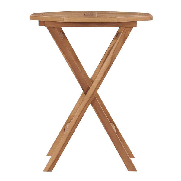 Folding Garden Table 60X60X75 Cm Solid Teak Wood