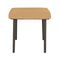 Garden Table 80X80X72Cm Solid Acacia Wood And Steel