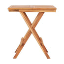 Folding Bistro Table 60X60X65 Cm Solid Teak Wood