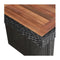 Garden Table 240X90X74 Cm Poly Rattan And Solid Acacia Wood