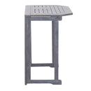 Folding Balcony Table 90X50X74 Cm Solid Acacia Wood