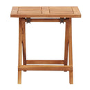 Folding Garden Coffee Table 40X40X40 Cm Solid Acacia Wood