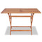 Folding Garden Table 120X70X75 Cm Solid Teak Wood