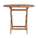 Folding Garden Table 85X85X76 Cm Solid Teak Wood
