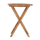 Folding Garden Table 60 Cm Solid Teak Wood