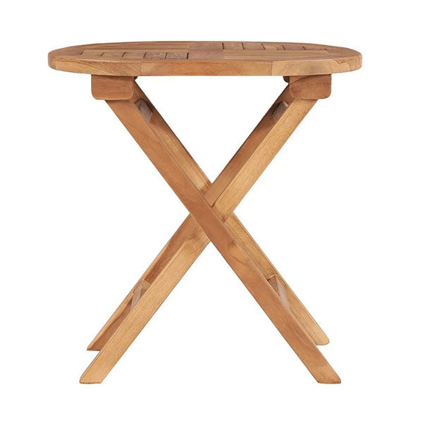Folding Garden Table 45 Cm Solid Teak Wood