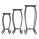 Mosaic Tables 3 Pcs Terracotta Ceramic
