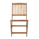 Folding Outdoor Chairs 4 Pcs Acacia Wood