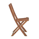 Folding Outdoor Chairs 4 Pcs Acacia Wood
