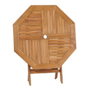 Folding Garden Table 85X85X76 Cm Solid Teak Wood