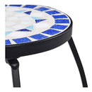 Mosaic Tables 3 Pcs Blue And White Ceramic