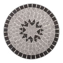 Mosaic Bistro Table Grey 61Cm Ceramic