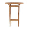 Folding Garden Table 60X60X75 Cm Solid Teak Wood