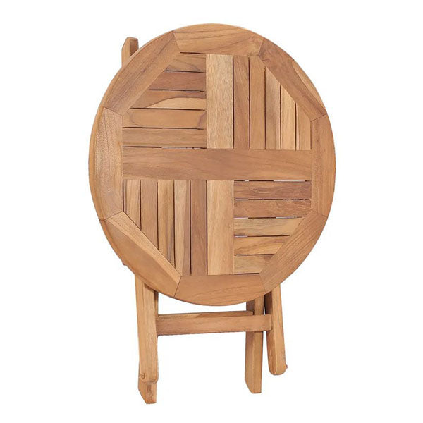 Folding Garden Table 45 Cm Solid Teak Wood