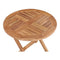 Folding Garden Table 45 Cm Solid Teak Wood