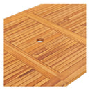 Folding Garden Table 160X80X75 Cm Solid Teak Wood
